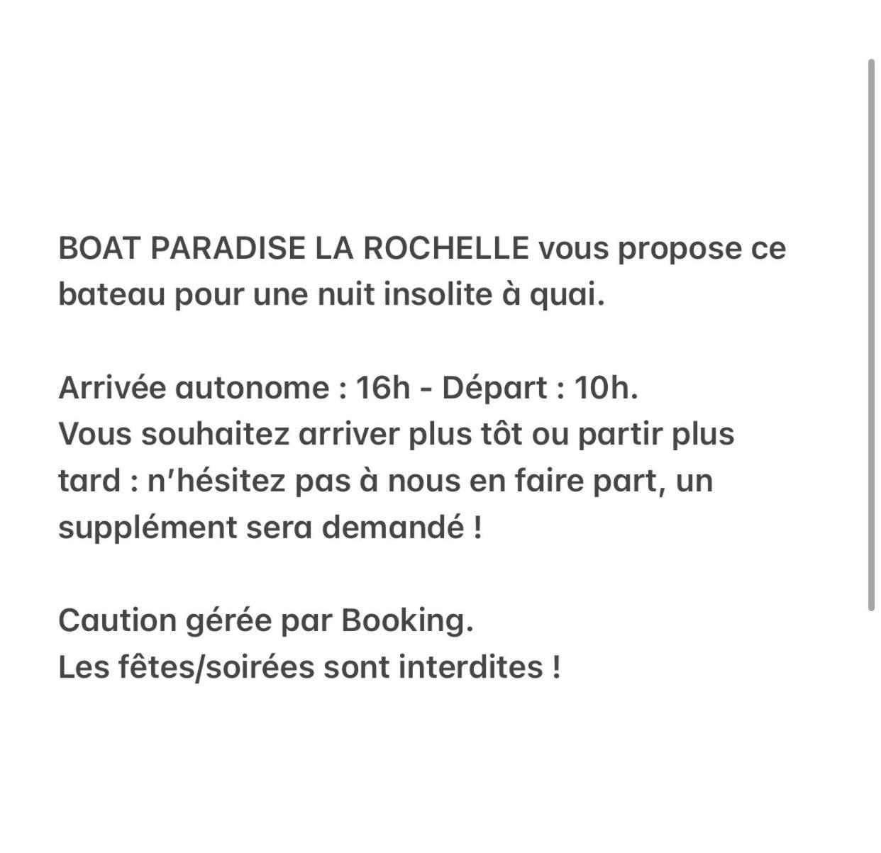 Une nuit insolite sur un bateau à La Rochelle La Rochelle  Esterno foto